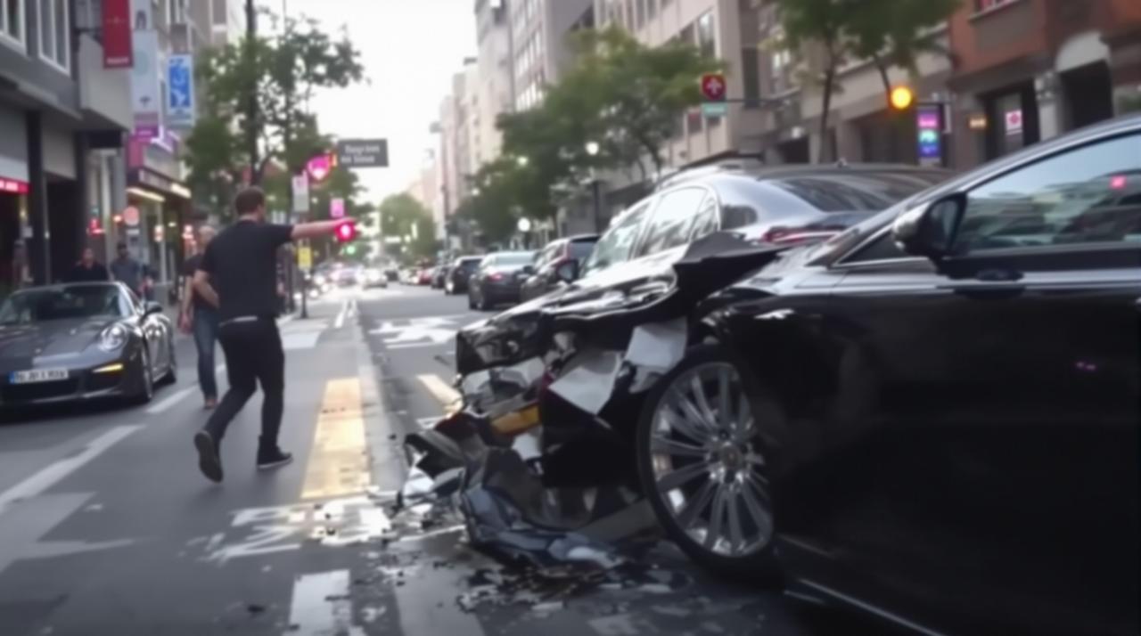 富二代炫富翻车！豪车撞人后逃逸，被网友人肉出身份